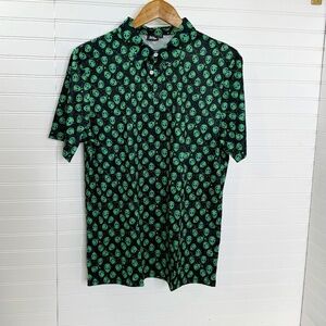 NEW Friday Fairways Men's Small Polo Aliens